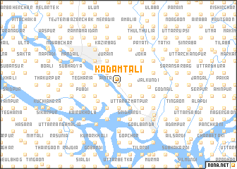 map of Kadamtali