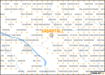 map of Kadamtali