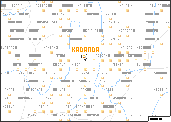 map of Kadanda
