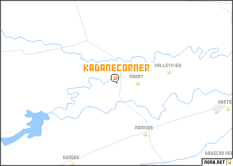 map of Kadane Corner