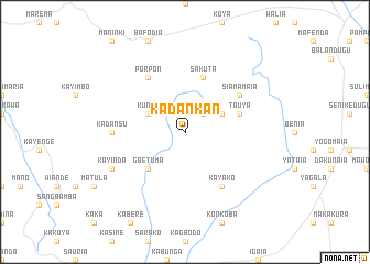map of Kadankan