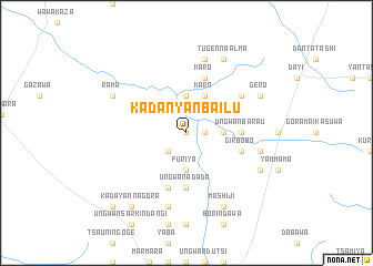 map of Kadanyan Bailu