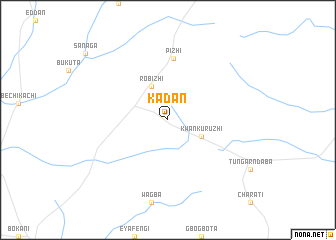 map of Kadan