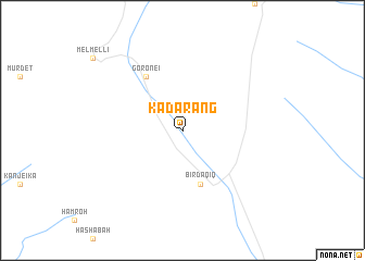 map of Kadarang