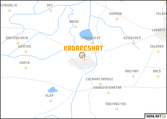 map of Kadarcshát