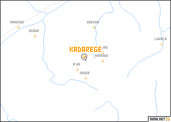 map of Kadarege