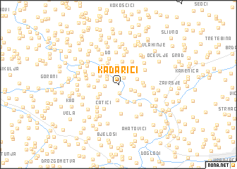 map of Kadarići