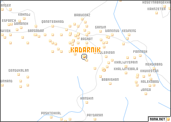 map of Kadar Nīk