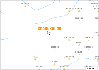 map of Kadaukawng