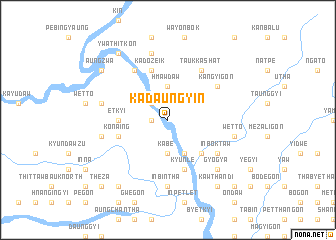 map of Kadaungyin