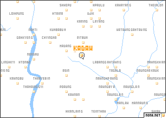 map of Kadaw