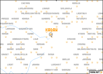map of Kādaw