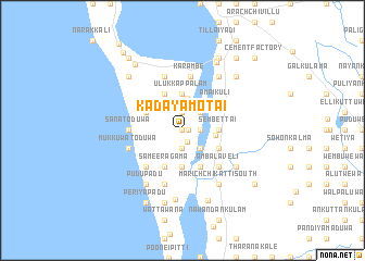 map of Kadayamotai