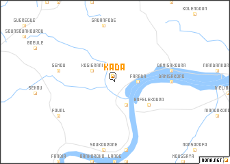 map of Kada