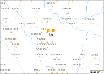 map of Kada