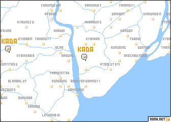 map of Kadā