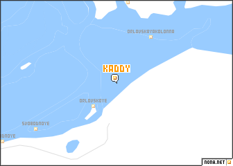 map of Kaddy