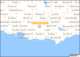 map of Kadedduwa