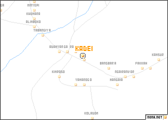 map of Kadei