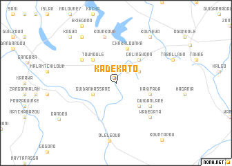 map of Kadé Kato