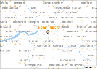 map of Kadelburg