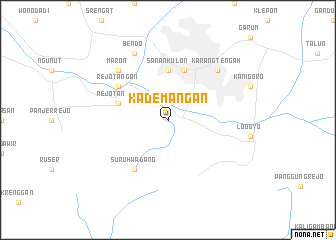 map of Kademangan