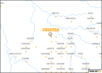 map of Kadende