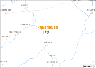 map of Kadenguen