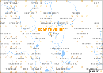 map of Kadetmyaung