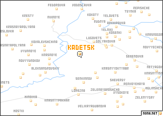 map of Kadetsk