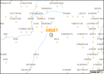 map of Kadet