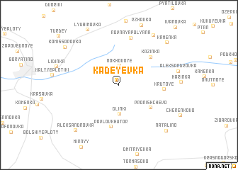 map of Kadeyevka