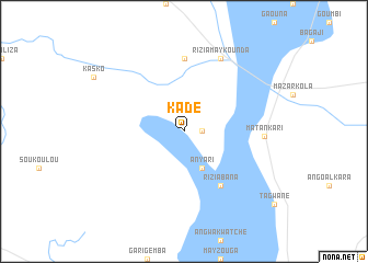map of Kadé