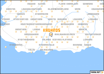 map of Kádhros