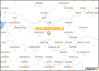 map of Kadia Bangbalé