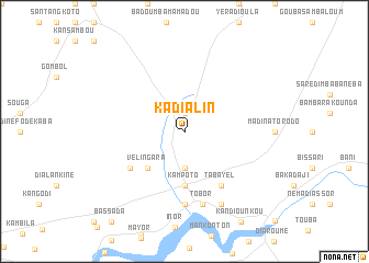 map of Kadialin