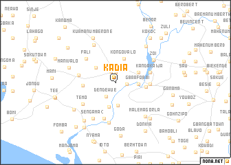 map of Kadia