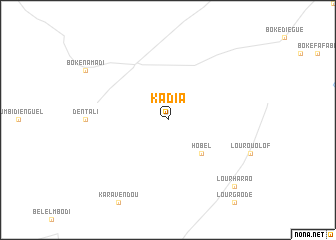 map of Kadia