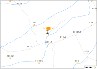 map of Kadia