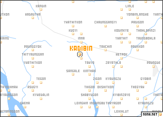 map of Kadibin