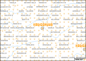 map of Kadigomuwa