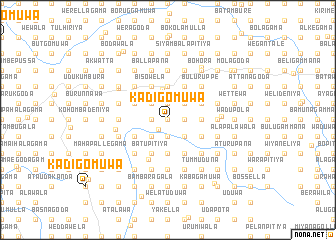 map of Kadigomuwa