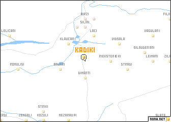 map of Kadiķi