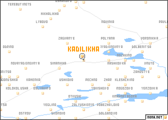 map of Kadilikha