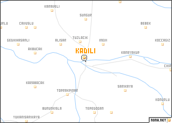 map of Kadılı