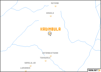 map of Kadimbula