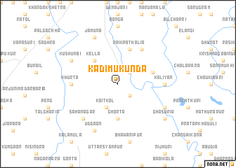 map of Kādi Mukunda