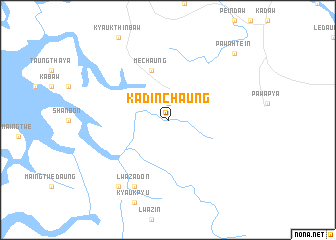 map of Kadinchaung