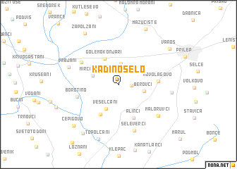 map of Kadino Selo