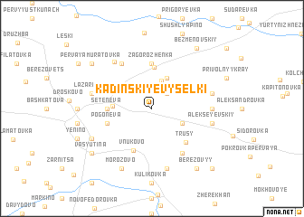 map of Kadinskiye Vyselki